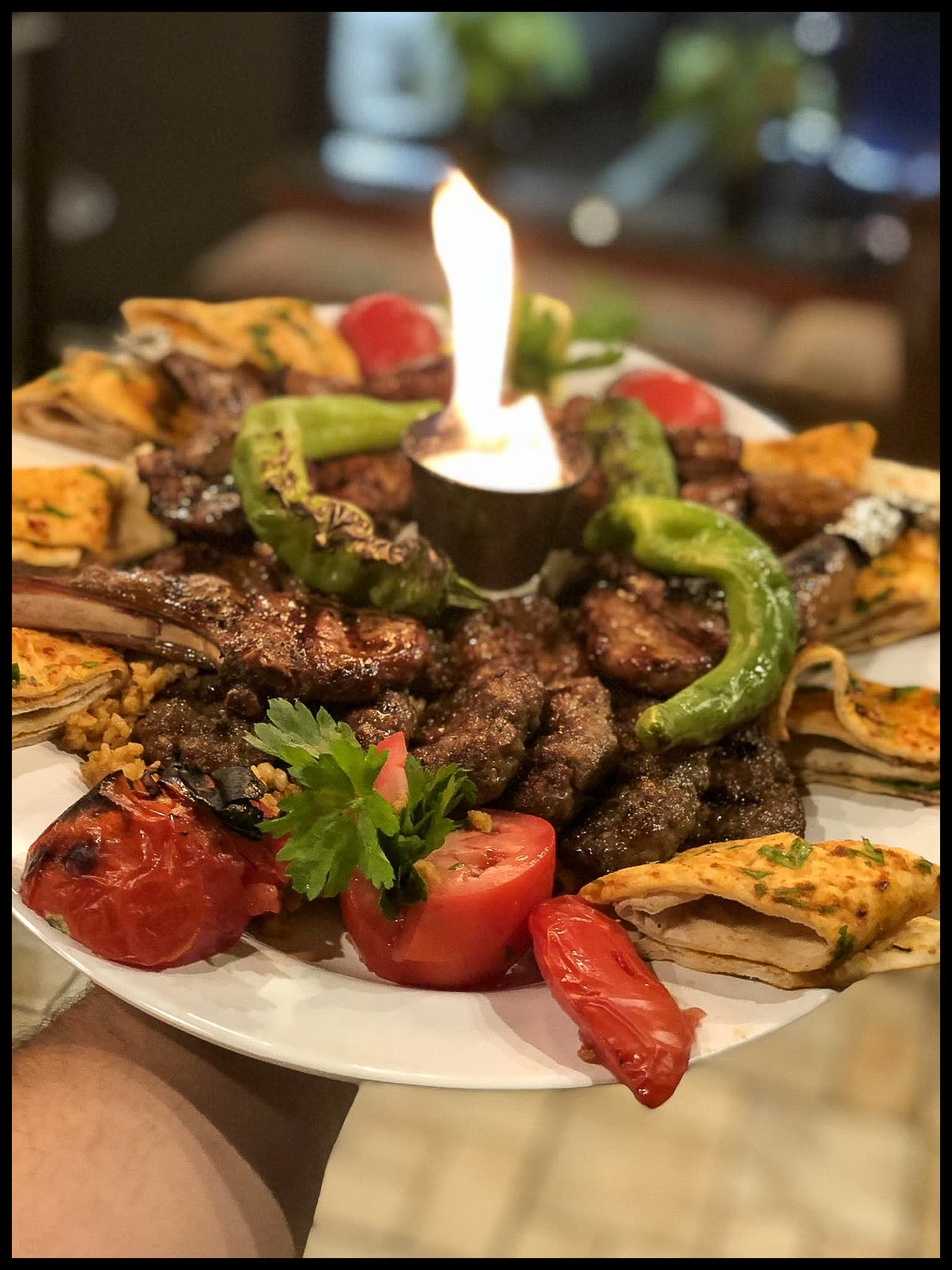 Mixed grill platter at Saray 2 Springfield